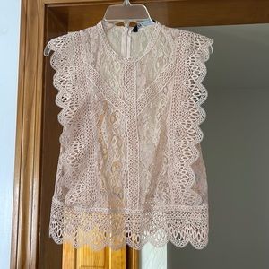 Zara lace shirt